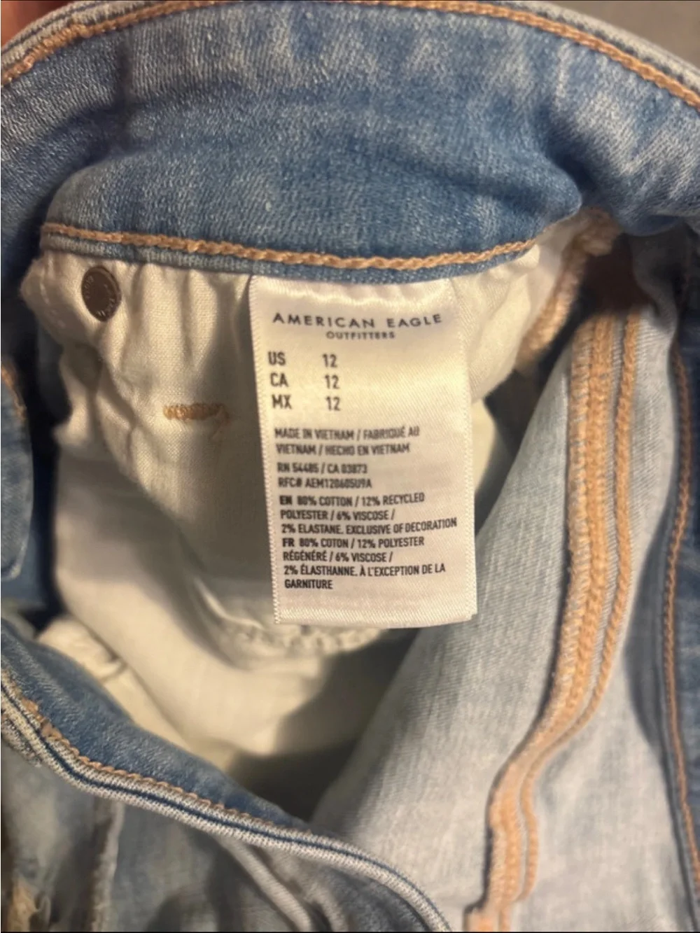 American Eagle Outfitters light wash